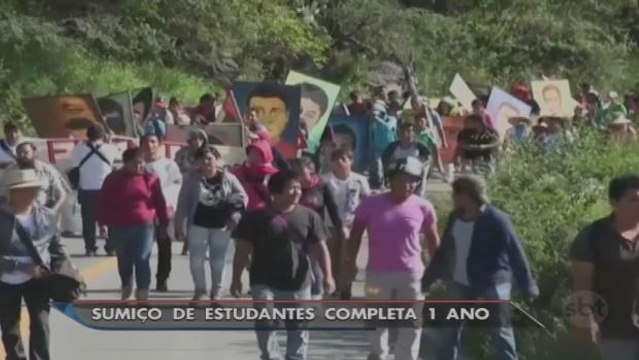 Desaparecimento de 43 estudantes no México completa um ano