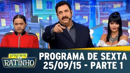 Programa do Ratinho - Sexta - Parte 1