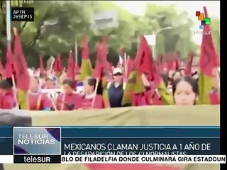 México, a un año de la desaparición de los 43 de Ayotzinapa