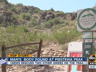 Hiker's body found at Phoenix mountain