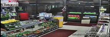 Robber Pepper Sprays Clerk