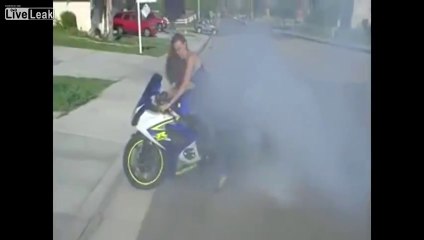 Sexy girls on motorcycles