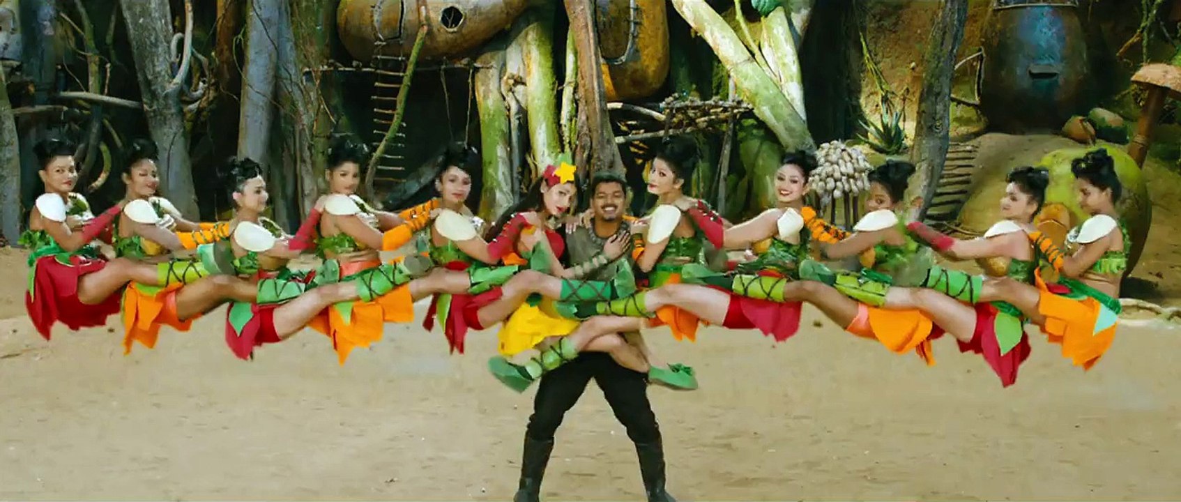 Puli (Hindi) - Jingiliya Song promo _ Vijay, Shruti Haasan _ DSP _ Chimbu Deven