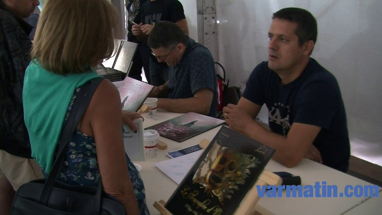 BD: Les Toulonnais Marc Moreno et Paul Marcel à la fête du livre du Var