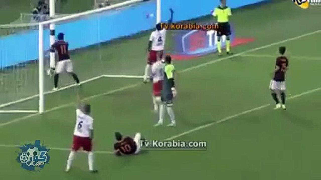 هدف محمد صلاح فى كاربى 5-1اهداف مباراة روما وكاربى