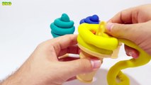 Play-Doh Ice Cream Cone Surprise Eggs Spiderman Spongebob Playdough Frozen Disney Cars