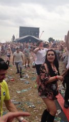 Girl Didn't See This Moshpit Coming At Festival