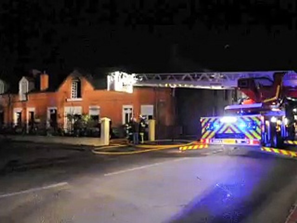 Avesnes sur Helpe incendie route d'aulnoyev 27 septembre 2015