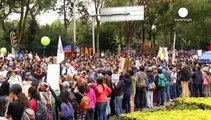 اعتراض و تظاهرات در سالگرد ناپدید شدن دانشجویان مکزیکی