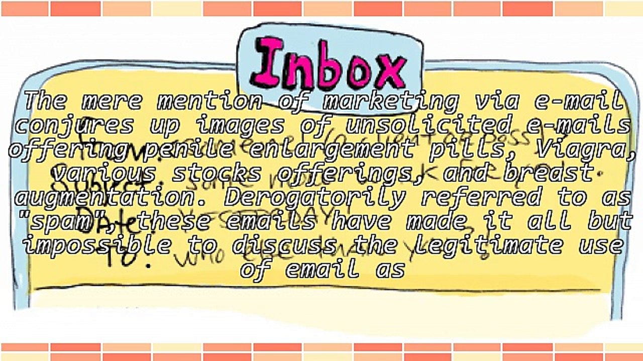 Marketing via E-mail for Search Engines