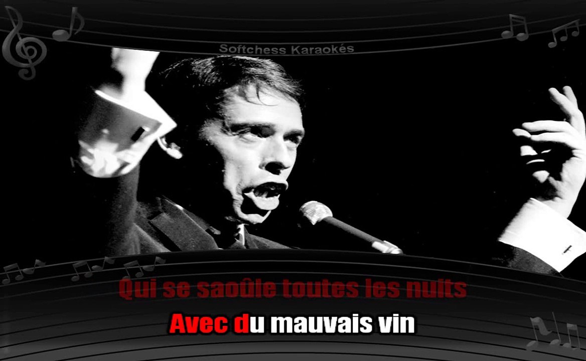 Karaoké Jacques Brel - Ces gens-là