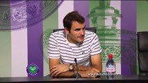55. Roger Federer on second round defeat at Wimbledon 2013