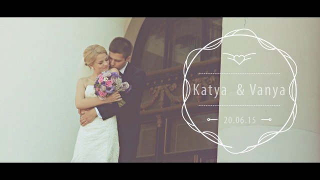 Свадебное видео клип Катя и Ваня