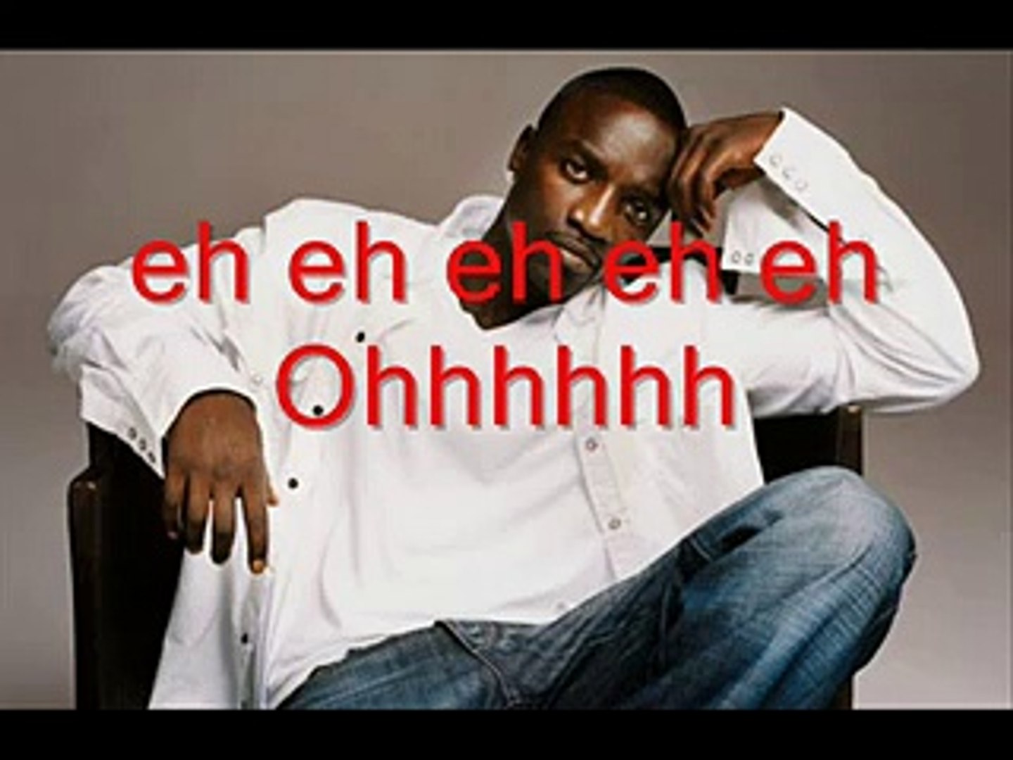 ⁣YouTube - AKON Be With You  sing along - sing with akon
