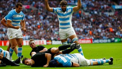 RWC Re: LIVE Rugby World Cup: Argentina try stuns New Zealand