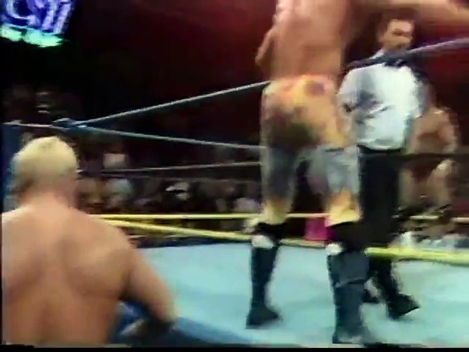 Sting & Brian Pillman vs Rick Rude & Steve Austin Saturday Night Jan 8th, 1994