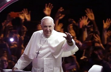 In America's birthplace, pope gives pep talk to immigrants