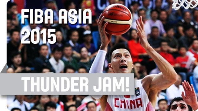 Big Jianlian Yi Jam Gets Crowd Excited! - 2015 FIBA Asia Championship