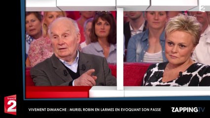 Vivement Dimanche : Muriel Robin en larmes, évoque son passé douloureux