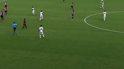 Mario Balotelli fantastic rabona pass Genoa vs AC Milan 2015