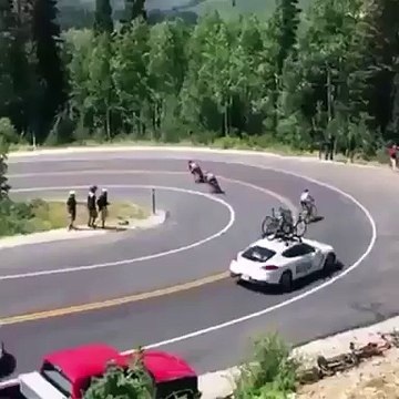 Cyclisme : Chute terrible pendant le tour de l'UTAH