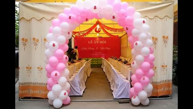 Làm Cổng Bóng Bay Đám Cưới 0975 559 409