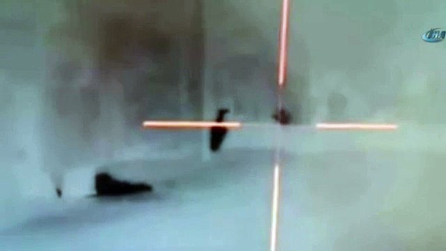Teröristlerin vurulma anı kamerada