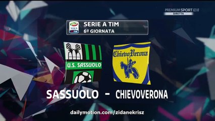 All Goals and Highlights HD | Sassuolo 1-1 Chievo Verona 27.09.2015 HD