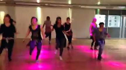 Ragga avec Darlène (2eme en partant de la gauche)