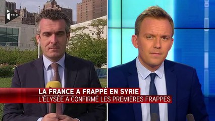 Syrie : "une volonté de frapper pour manifester que la France est à l'initiative"