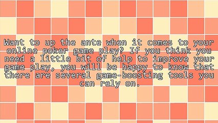 Tools of the Trade for a Better Poker Game