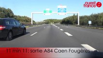 Nous avons testé la nouvelle vitesse (70 et 90 km/h) sur la rocade de Rennes