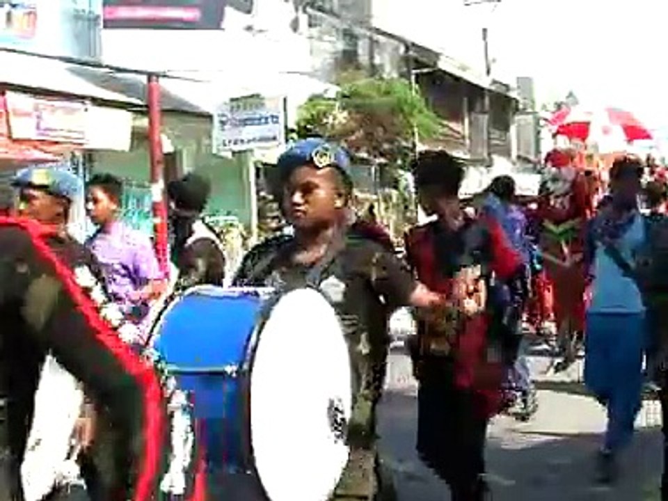 iring iring DRUM BAND @ Seni Burok PUTRA NADA Entertainment Clip DIMAS Video Shooting Gebang Cirebon