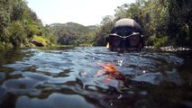 Segredos das águas do Rio Paraibuna, a nascente do Rio, mapeando o fundo do Rio, SP, Serra do Mar, Brasil, 2015