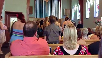 Students flashmob a Wedding Ceremony