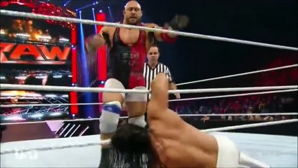 Ryback vs Bo Dallas - Raw - Monday 21 September 2015