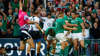 Match highlights: Ireland v Romania