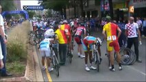 Road World Championships 2015 Richmond Huge Crash