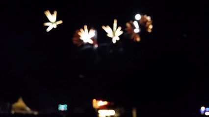 Höhenfeuerwerk Stadtfest 750 Jahre Schwedt