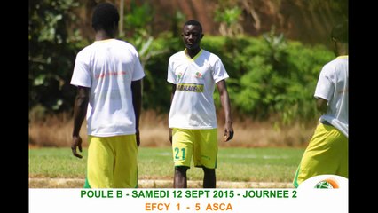 #TournoidesTalentsdesLagunes‬ ‪#Foot225‬ ‪#IvoireAcadémie‬ - Résumé - Journée 2 - EFCY vs ASCA (1-5) - Septembre 2015
