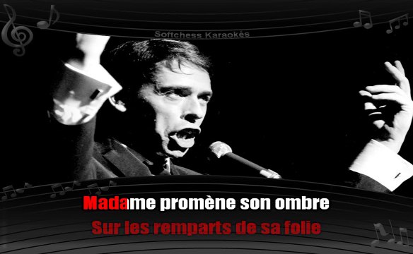 Karaoké Jacques Brel - Les remparts de Varsovie