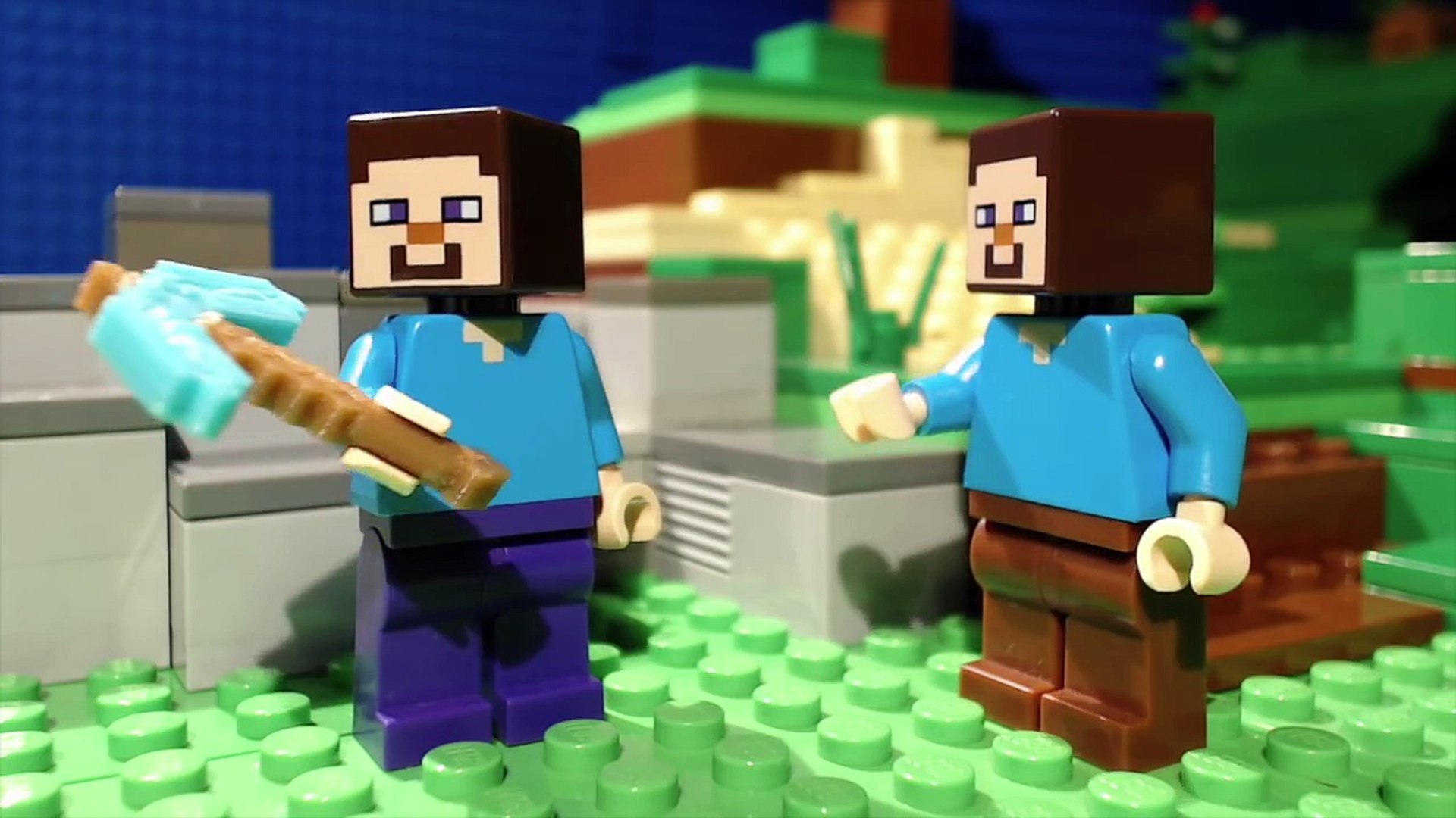 Lego Minecraft: Gold, Baby, Gold (stop motion animation / brickfilm) comedy  film - Dailymotion Video