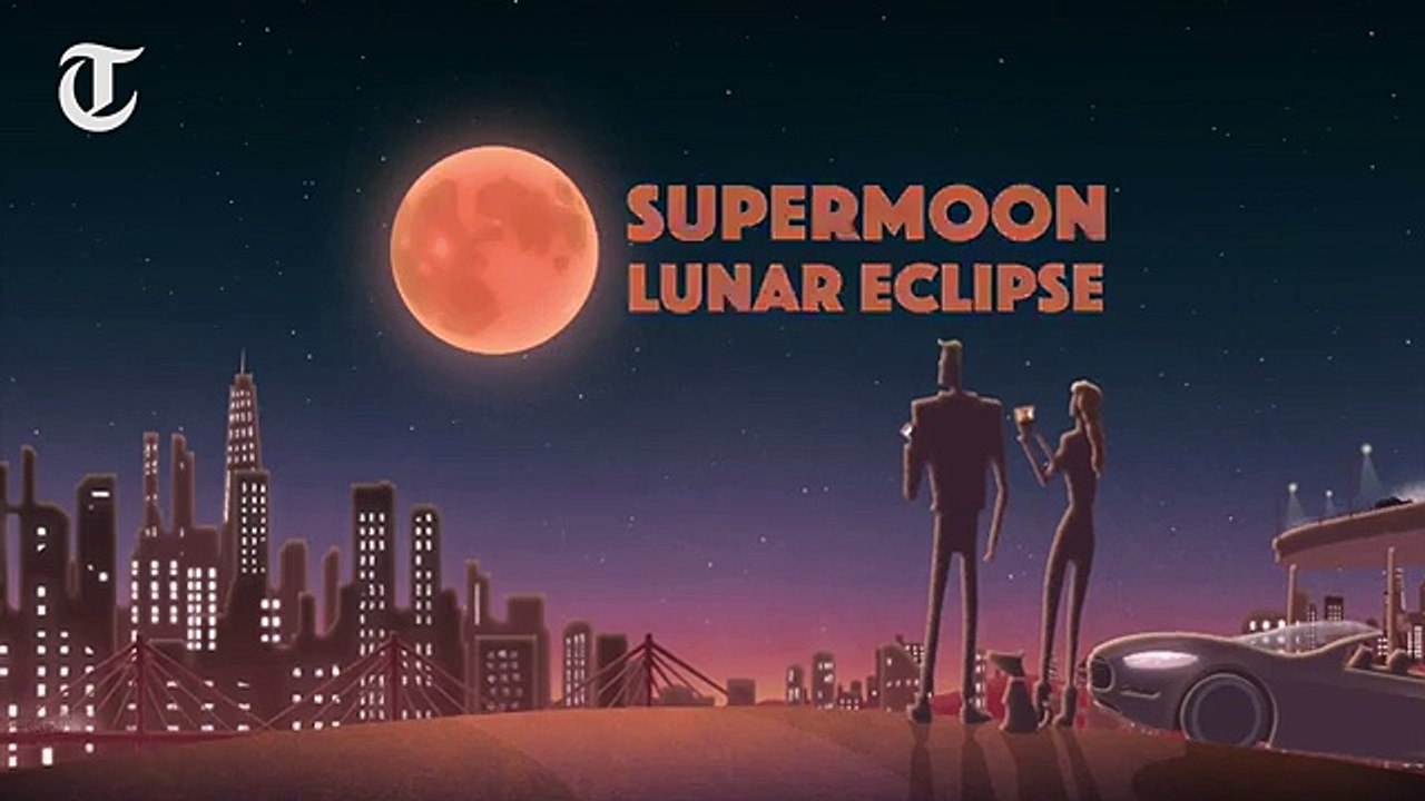 Supermoon lunar eclipse- Where, how and what time can I see it start on Sunday _ Monday and when will it end