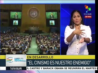 Obama dice que la unión del mundo ha reducido el hambre y la pobreza