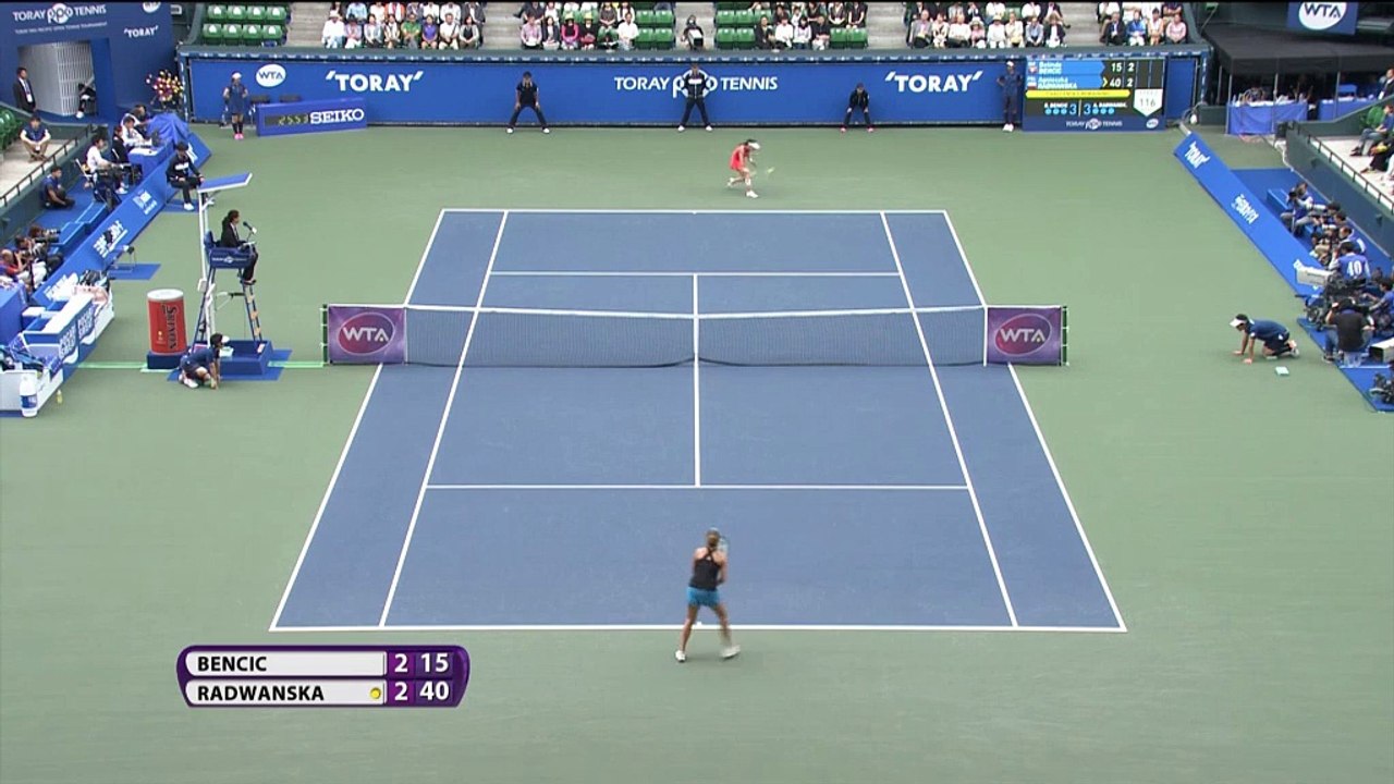 TENNIS: WTA Tokyo: Radwanska bat Bencic en finale