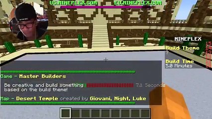 Minecraft w/Facecam - Master Builders 4!: EVERYTHINGS AWESOME!!! (FUNNY MOMENTS)