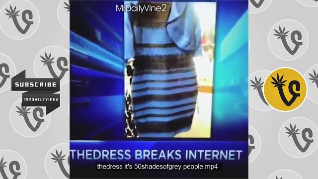 What Color Is The Dress Vines Compilation | ( white and gold OR blue and black ? )