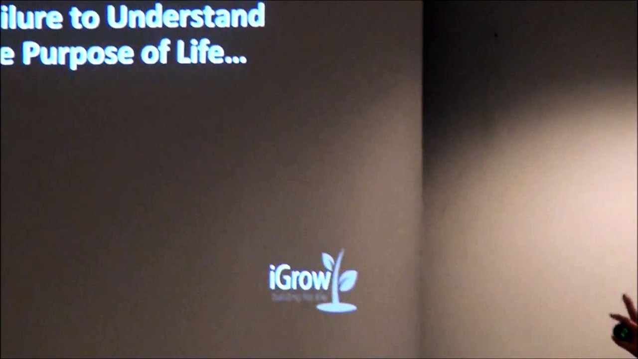 September 27, 2015. "IGrow- Building a Great Life" Part 4A.