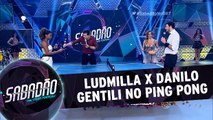 Ludmilla x Danilo Gentili no Ping Pong