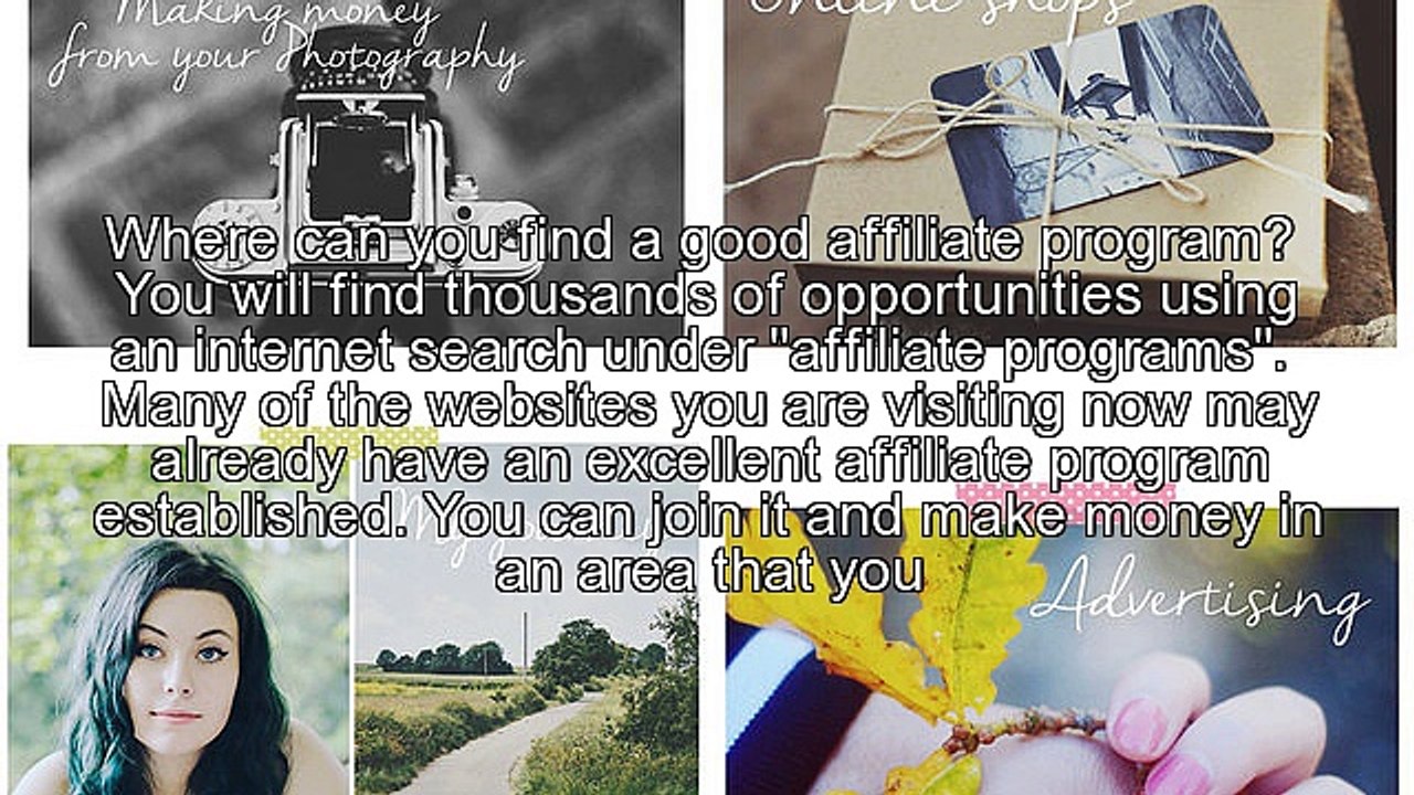 Profiting With Affiliate Programs